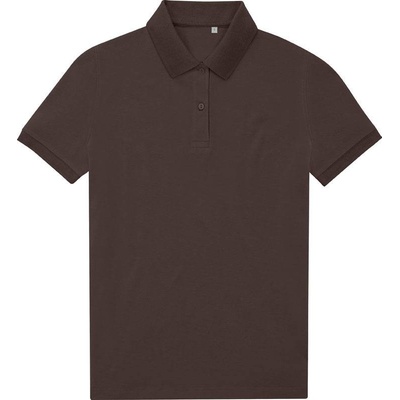 B&C My Eco Polo 65/35 /women Dámske piqué polo hnedá roasted coffee