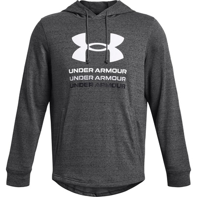 Under Armour Rival Terry Graphic Hood - Grey