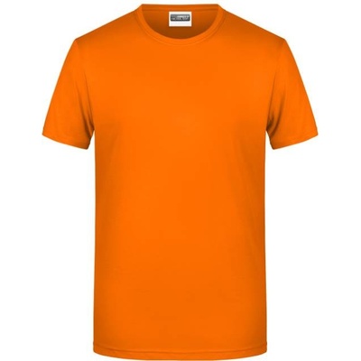 James & Nicholson JN 8008 pánske tričko z bio bavlny orange