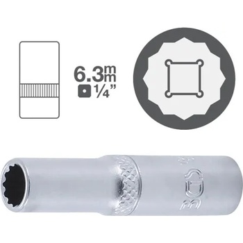 Image 1 of BGS technic 12-стенни дълги вложки 1/4" от 3.40лв