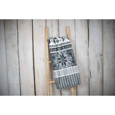 TiaHome Vianočná deka vločka 150x200