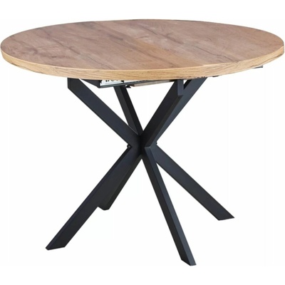 Signal Meble Gaston 100-135 cm dub artisan a čierny mat