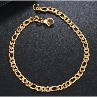 Blingstar náramek Figaro Gold B2363