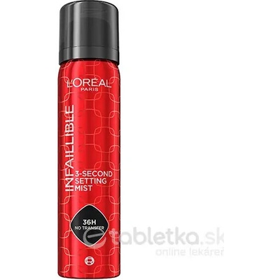 L'oréal paris Infaillible 3-s setting mist 75 ml