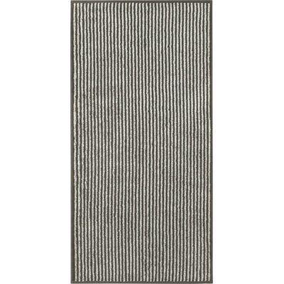 Cawö ručník Two Tone Stripes 480 čedičová 50 x 100 cm