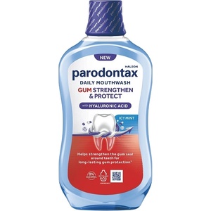Parodontax Вода за уста Gum Strengthen & Protect Icy Mint, 500 ml