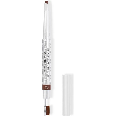 Dior Diorshow Kabuki Brow Styler молив за вежди с четка цвят 03 Brown 0, 29 гр