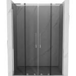 Mexen Velar L Duo плъзгащи се душ врати 160 cm, графит, хром - 871-160-003-42-01 (871-160-003-42-01)