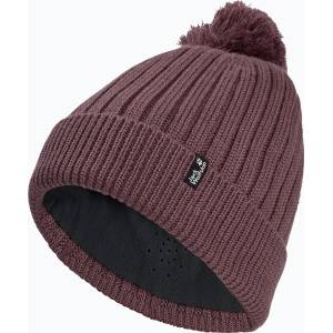 Jack Wolfskin Зимна шапка Jack Wolfskin Pom Pom Beanie sheer plum