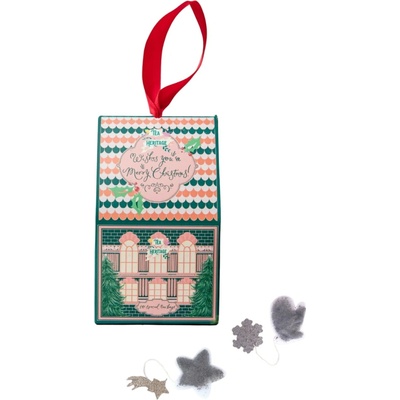 TEA HERITAGE Darčeková sada bio čajov Christmas House 10 ks