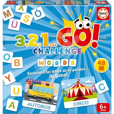 Slová 3,2,1... Go! Challenge Words Educa 48 slov 150 písmen ES
