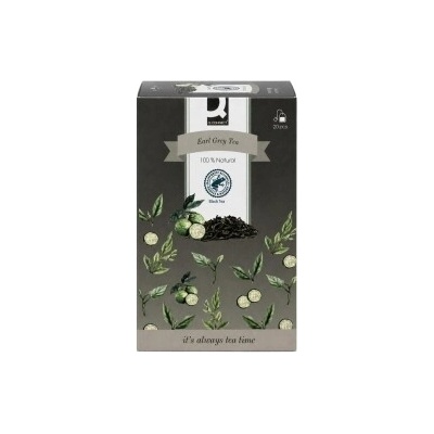 Q-Connect Čaj čierny Earl Grey 20 x 1,8 g