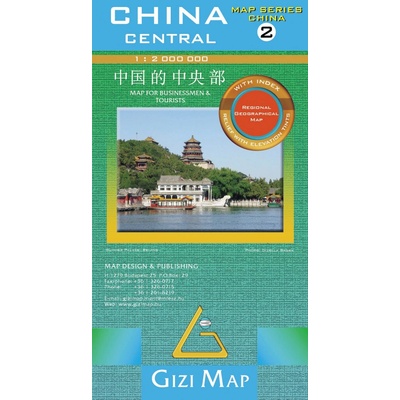 Střední Čína (Central China) 1:2m mapa GIZI