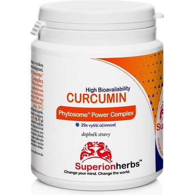 Superionherbs Curcumin Phytosome Power Complex 90 kapslí