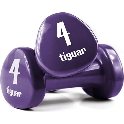 Tiguar Vinylové činky 2 x 4 kg 2 ks