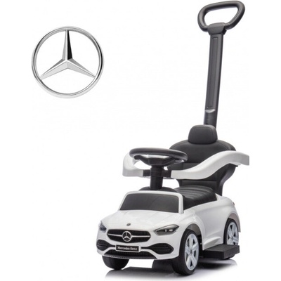 Milly Mally Odrážadlo s rukoväťou Mercedes C-Class White