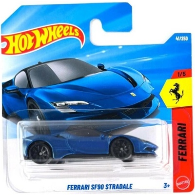 Mattel Hot Wheels Ferrari SF90 Stradale modré