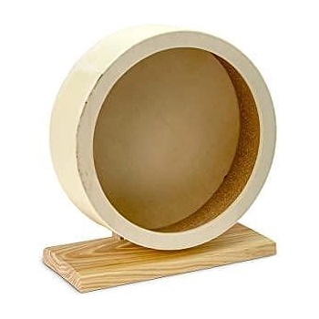 Flamingo Wood Bogie Hamster - Играчка за хамстери, дървено колело, 20 x 22 x 9.5 см