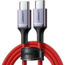 Ugreen 60186 USB-C/USB-C, 60W, 1m, červený