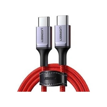 Ugreen 60186 USB-C/USB-C, 60W, 1m, červený