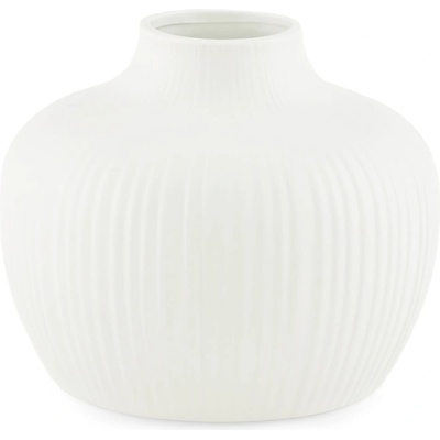 AmeliaHome Кремава керамична ваза (височина 12 cm) Bali - AmeliaHome (130001266)
