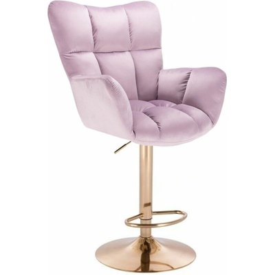 LuxuryForm Design Aurora Velur na zlatom tanieri levanduľa