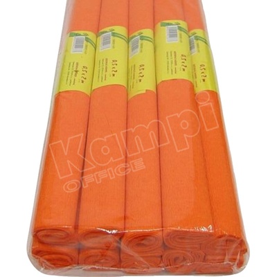 Papír krepový 0,5 x 2 m oranžový