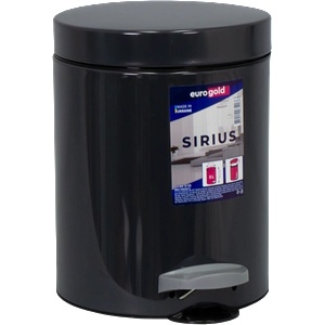 Eurogold Кошница за педали eurogold sirius 5л 19х24см антрацитно сива 801205 anthracite (801205 anthracite)