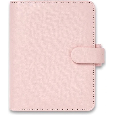 Filofax Saffiano A7 týždenný 2023 ružový