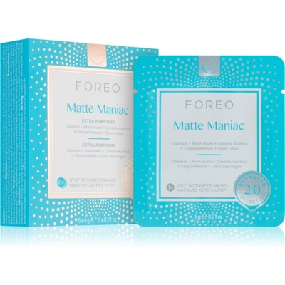 FOREO UFO Matte Maniac почистваща маска за лице 6 бр