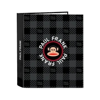 Paul Frank Папка с пръстени Paul Frank Campers Черен A4 (27 x 33 x 6 cm)