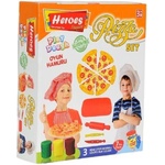 Heroes Игрален комплект Heroes Play Dough - За приготвяне на пица (ERN-592) - baby