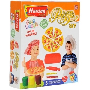 Heroes Игрален комплект Heroes Play Dough - За приготвяне на пица (ERN-592) - baby