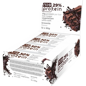 Image 1 of Nice Pro Nice Protein Bar | 28% Protein [12 x 45 грама] Шоколадово брауни