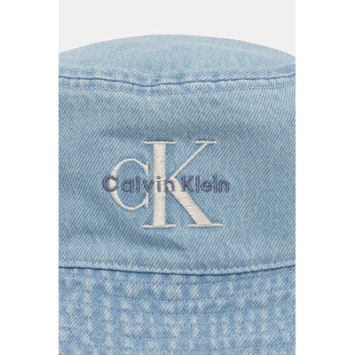 Calvin Klein Jeans шапка идиотка мъжка от деним (LV04G5021G)
