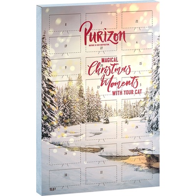 Purizon adventný kalendár pre mačky - bez obilnín - 3 kusy (46,8 g)