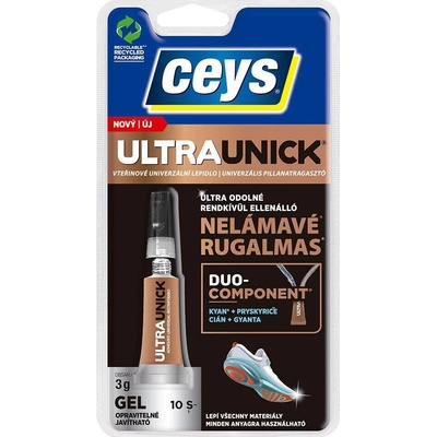 Ceys Superceys Unik gel univerzálne vteřinové lepidlo 3 g