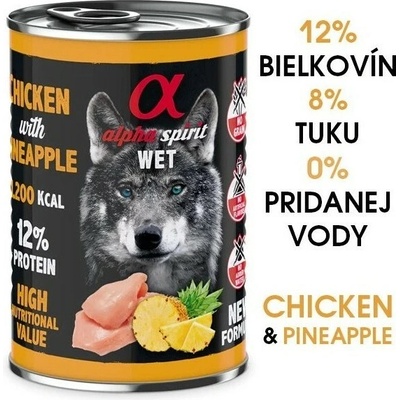 Alpha Spirit Adult Kura s ananásom 400 g
