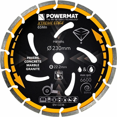 Powermat Segmentový diamantový kotouč 230 mm PM-TDCS-2302T