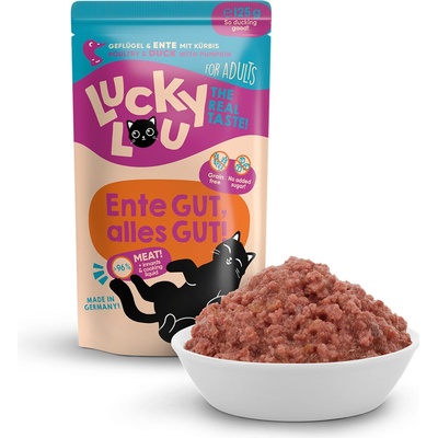 Lucky Lou Lifestage Adult s drůběžím a kachním masem 125 g