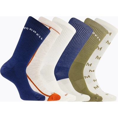 Merrell RECYCLED CUSHION CREW 6 packs navy