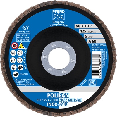 Pferd lamelový brúsny kotúč 125 mm 60 67656125