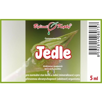Jedľa púčiky gemmoterapie 5 ml