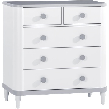 Carmen Скрин за дрехи с пет чекмеджета aden (3575811)