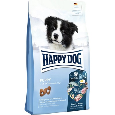Happy Dog Fit&Vital Puppy, суха храна, за кученца, 1-6 месеца, 10 кг