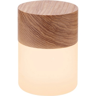 Gingko Настолна лампа в естествен цвят със стъклен абажур и възможност за затъмняване (височина 10, 5 cm) Lemelia - Gingko (G027AH)