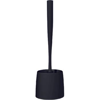 Erga Ida toaletní WC kartáč z plastu na postavení černá matná 07607