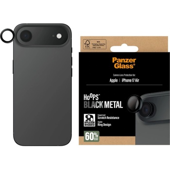 Panzer Протектор за камера PaznerGlass Hoops за iPhone 17 Air, Black
