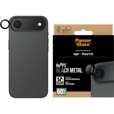 Panzer Протектор за камера PaznerGlass Hoops за iPhone 17 Air, Black