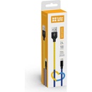 ColorWay CW-CBUL052-BLY USB Apple Lightning, national,, 2,4A, 1m, modro-žlutý